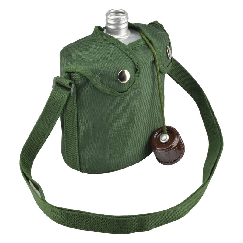 Cantimplora 1.0l Aluminio Taza Funda Campismo P... image number null