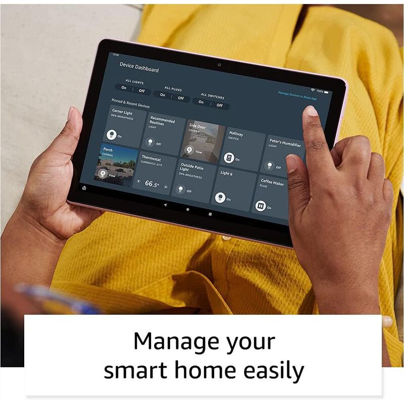 TABLET FIRE AMAZON B08F6B347L HD 10.1" 32 GB LA... image number null