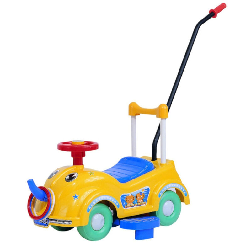 Carrito Montable Elefante Con Bastón Amarillo 5... image number null