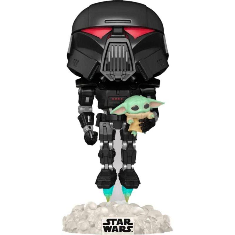 Dark Trooper Con Figura De Vinilo Grogu Que Bri... image number null