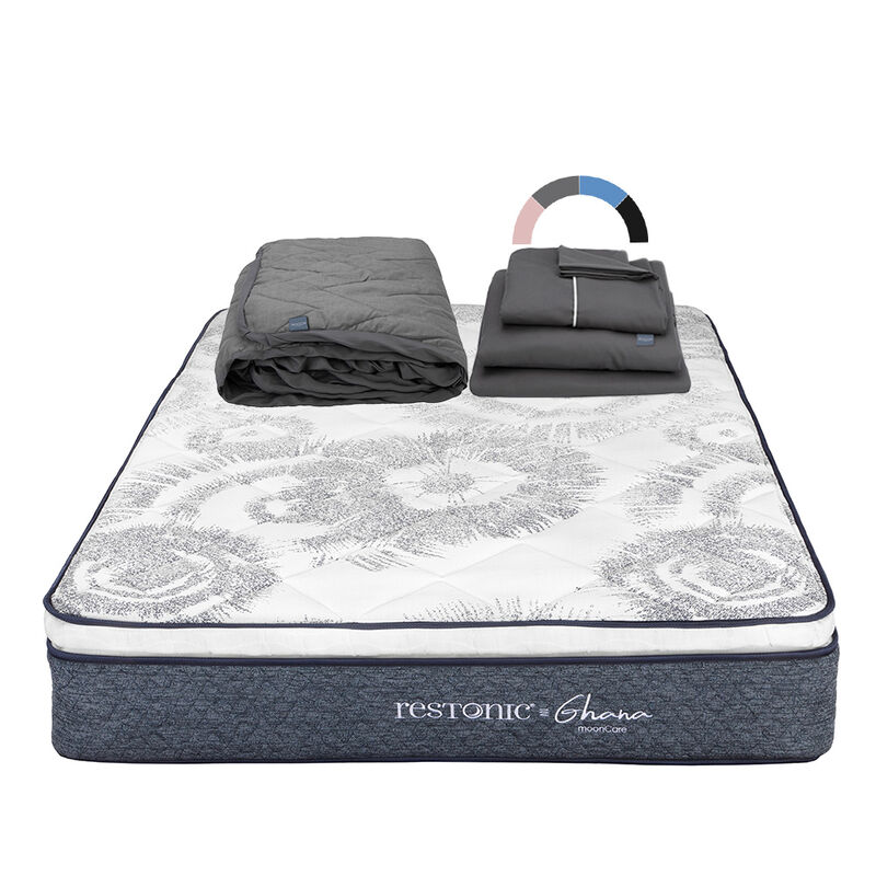 Colch&oacute;n Queen Size Ghana + Protector Lux + 1 Ju... image number null