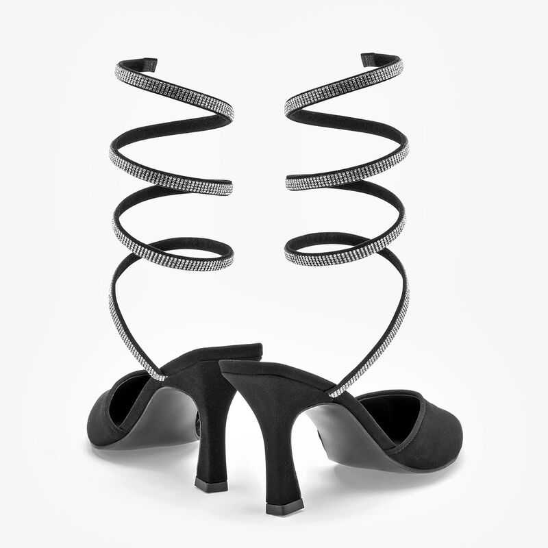 Clasben Zapatillas de fiesta para mujer negro image number null