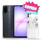 Combo Smartphone Samsung Galaxy A07 128gb 4gb Ram Negro + Audifonos Bluetooth