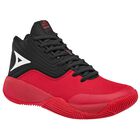Pirma Tenis deportivo para hombre rojo, negro