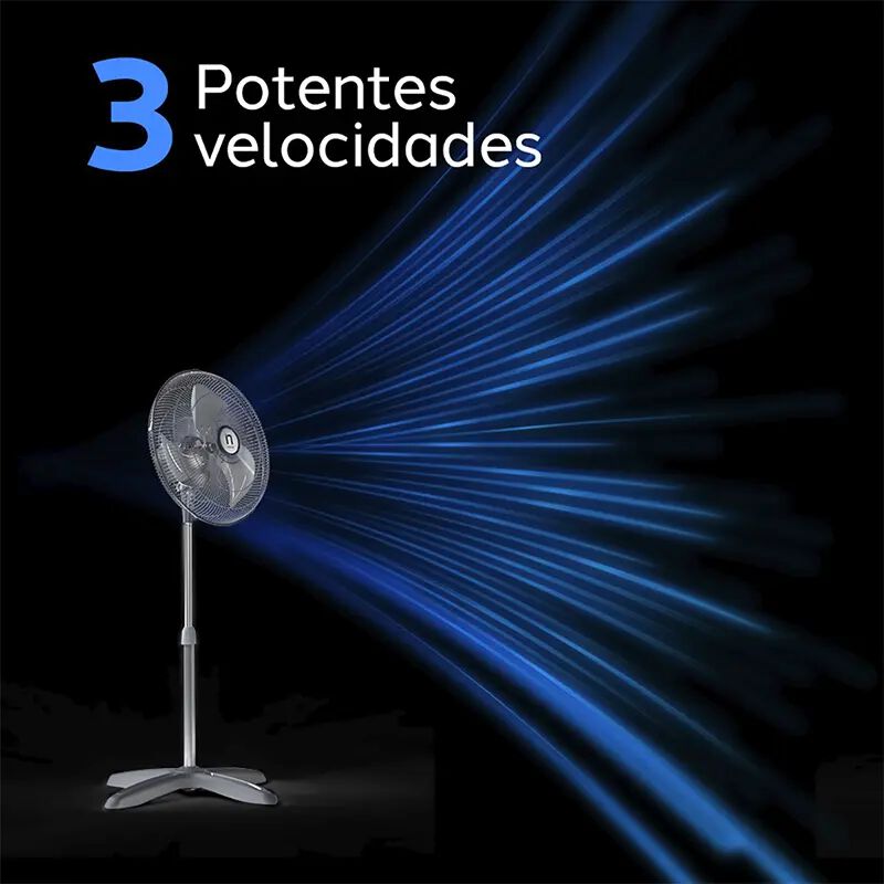 Ventilador Navia De Pedestal A18 Aspa Met&aacute;lica ... image number null
