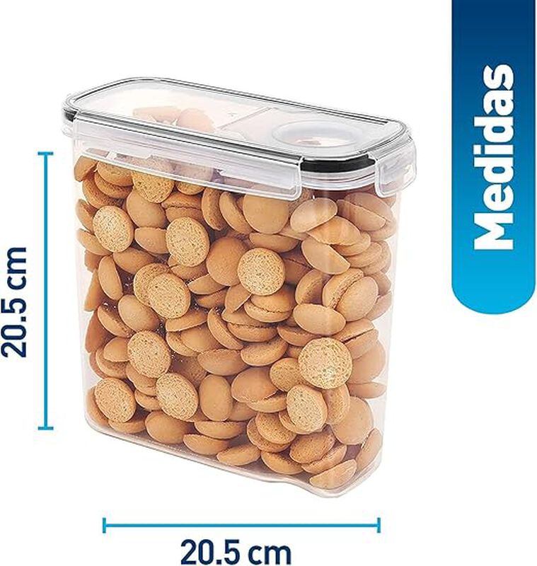 Juego de 4 Recipientes Herm&eacute;ticos Bluelander image number null