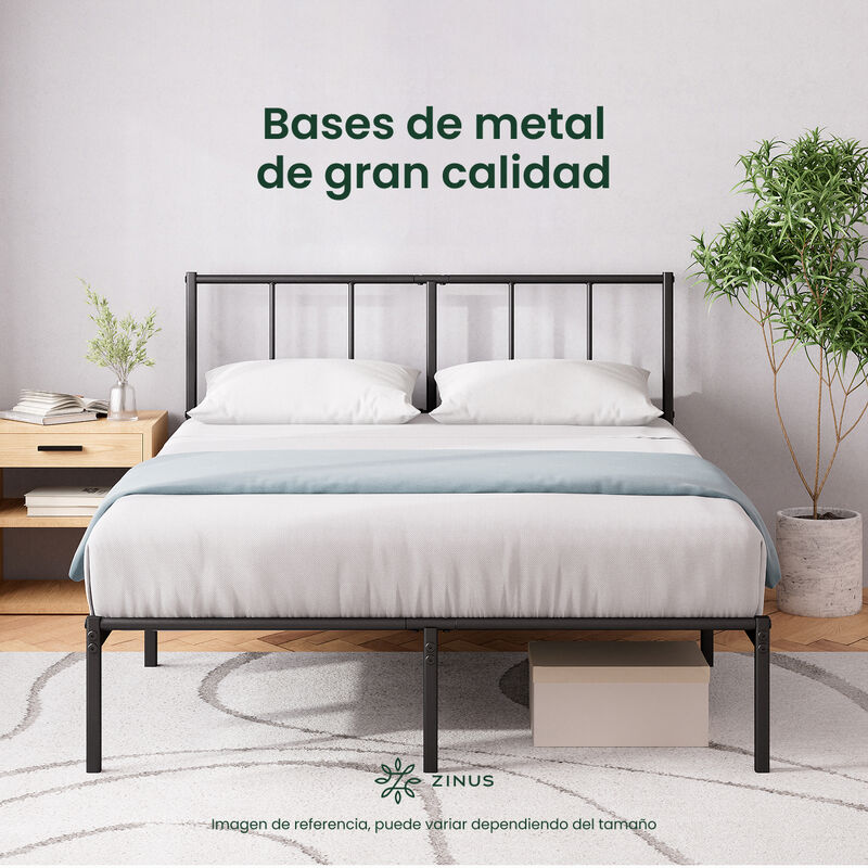 Zinus Florence | Base De Cama Con Cabecera Met&aacute;... image number null