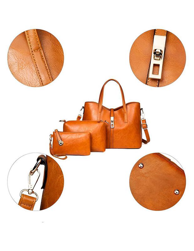 Set De Bolsa Pink Brule Para Mujer image number null