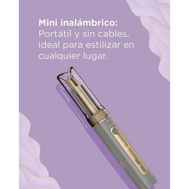 Mini Rizador Autom&aacute;tico Inal&aacute;mbrico Curl Infini... image number null