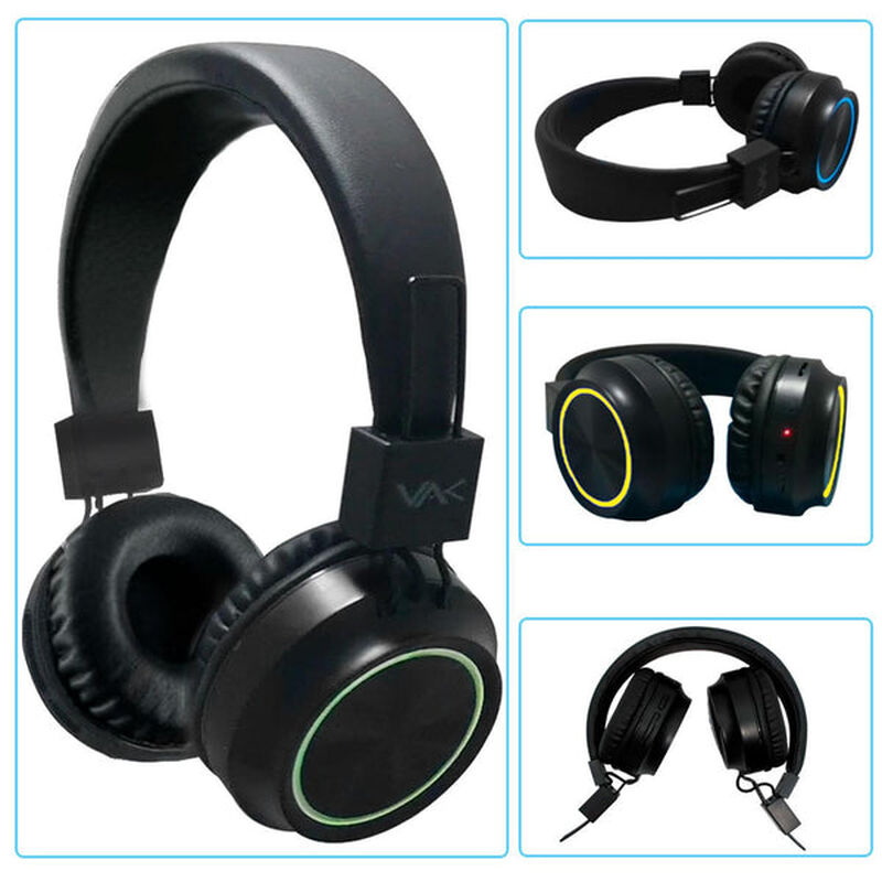 Aud&iacute;fonos Vak 2026 Bluetooth Fm Entrada Sd Aux ... image number null