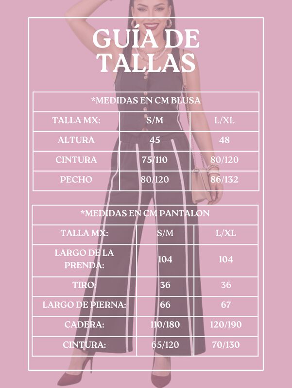 Conjunto 2 Piezas Pantalon Y Top Malabis Conj-0... image number null