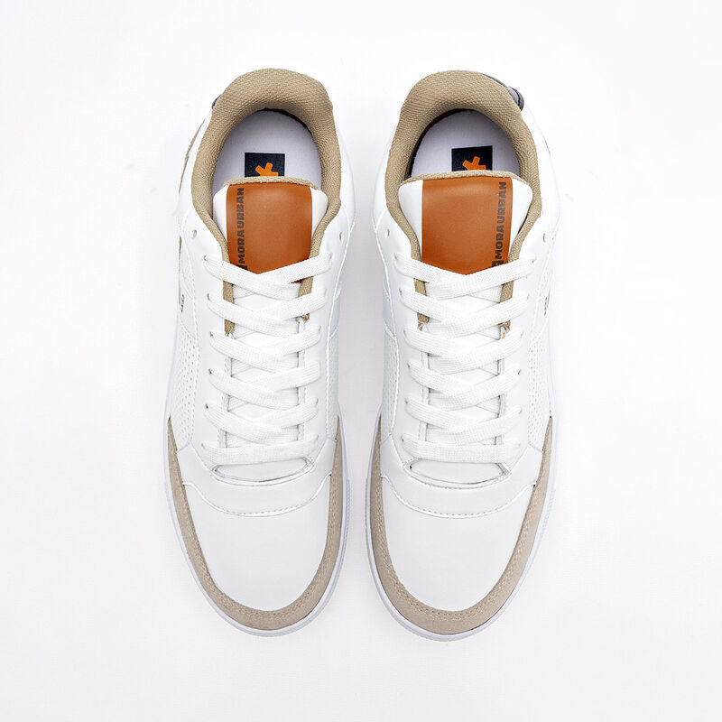 Mora Urban Tenis urbano para hombre blanco came... image number null