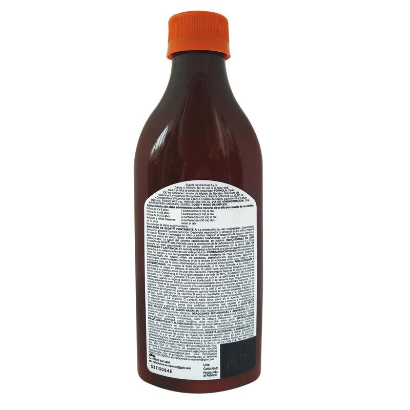 Emulsion Scott Naranja - 200 Mililitro image number null