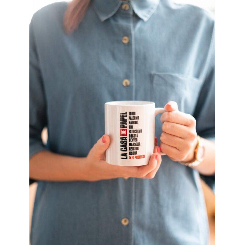 Taza Nombres Personajes La Casa De Papel Cer&aacute;mi... image number null