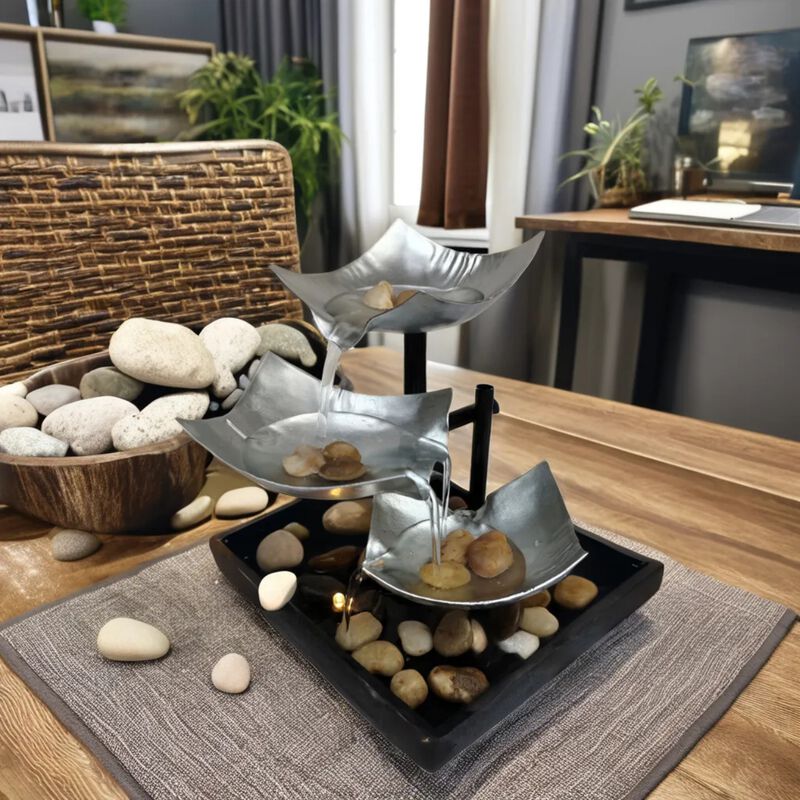 Fuente de Agua de Relajaci&oacute;n  Iluminada con LED... image number null