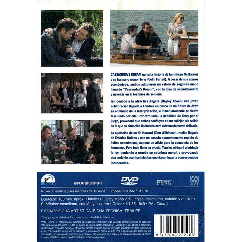 Cassandra`S Dream DVD image number null