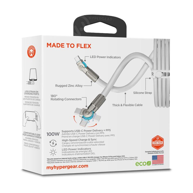Hypergear Cable Usb-c 3.6m Carga R&aacute;pida Y Dise&ntilde;... image number null