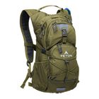 Mochila De Hidratación Oasis 22l Verde Con Bolsa De Agua De 3l Teton