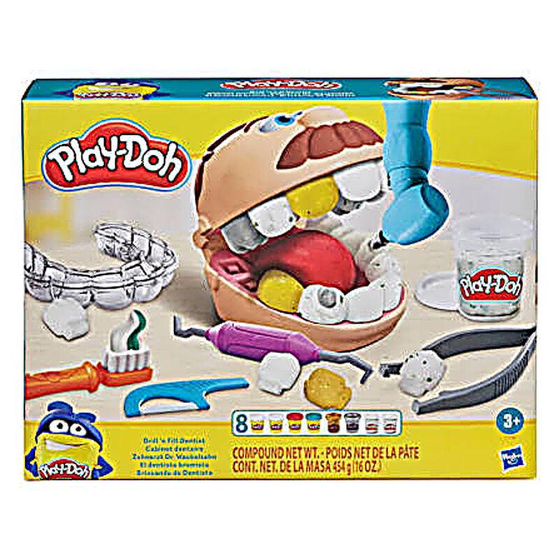 Plastilina Play-doh Dentista Bromista 10 Herram... image number null