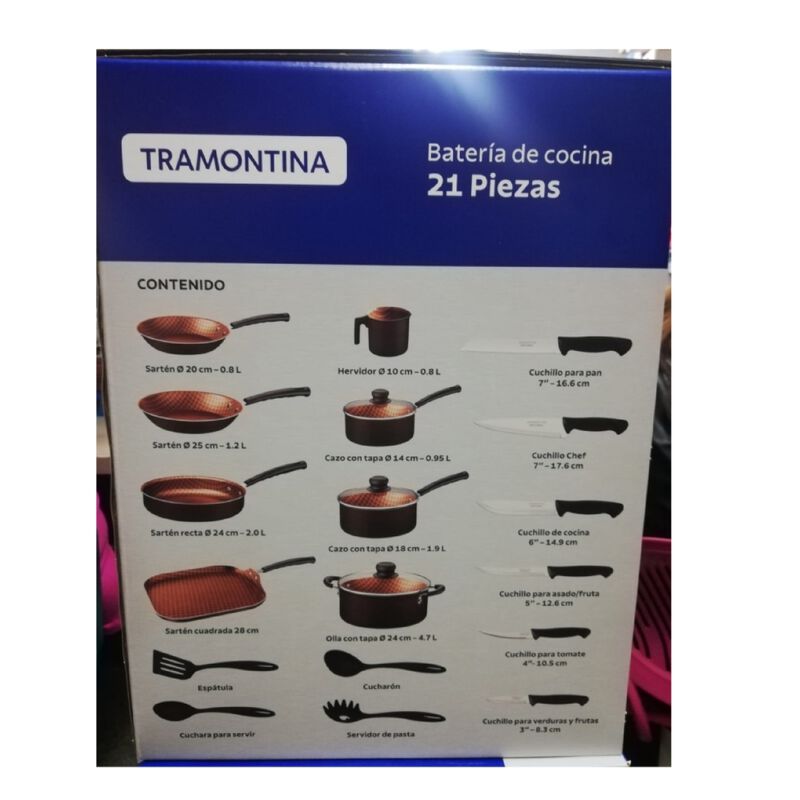 Bater&iacute;a de Cocina Tramontina 27899/479 21 Pieza... image number null