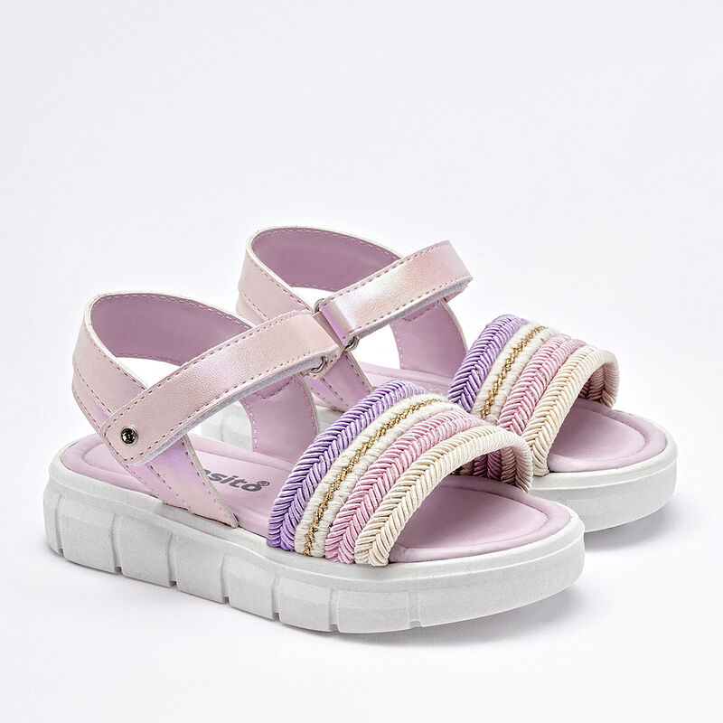Blasito sandalia para beb&eacute; rosa beige lila cod ... image number null