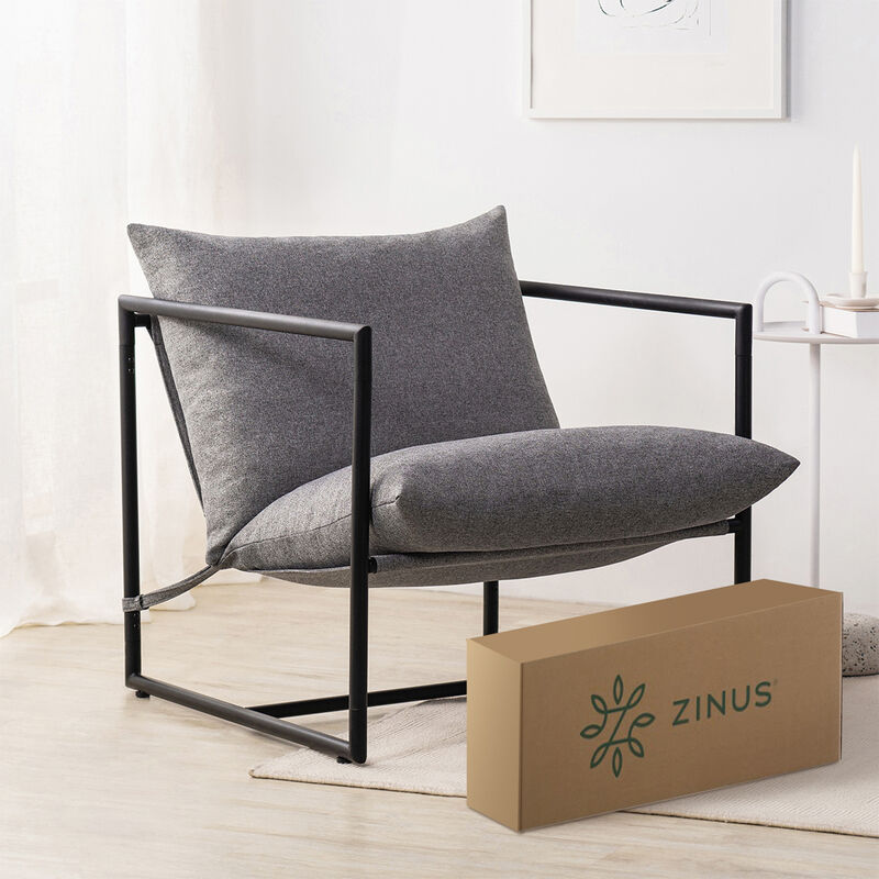 Zinus | Silla De Metal Zinus Aidan Con Cojines ... image number null