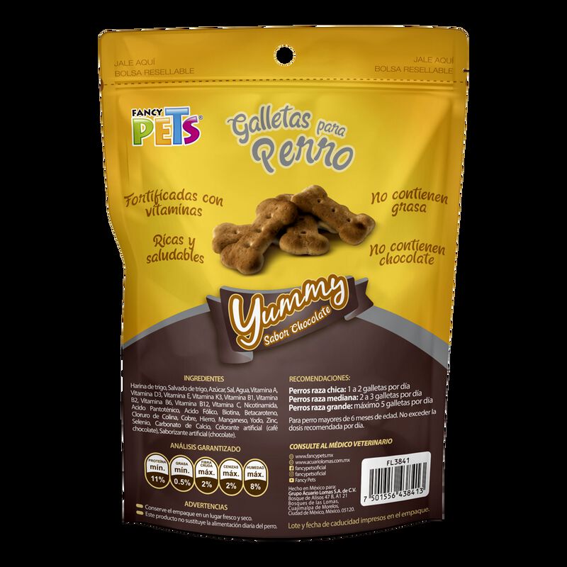 Fancy Pets Yummy Galletas Sabor Chocolate Para ... image number null
