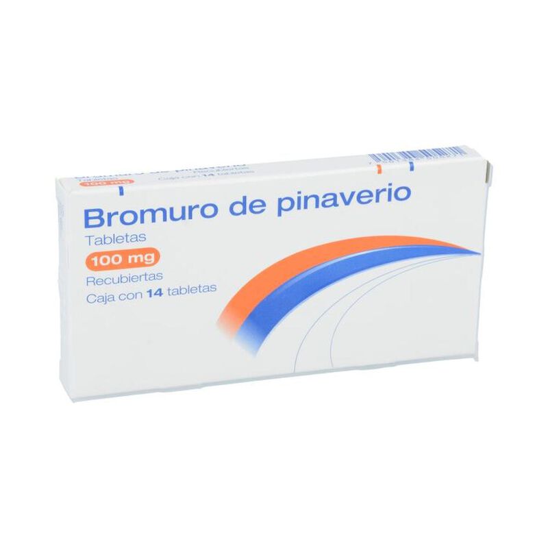 Pinaverio 100mg caja con 14 tabletas image number null