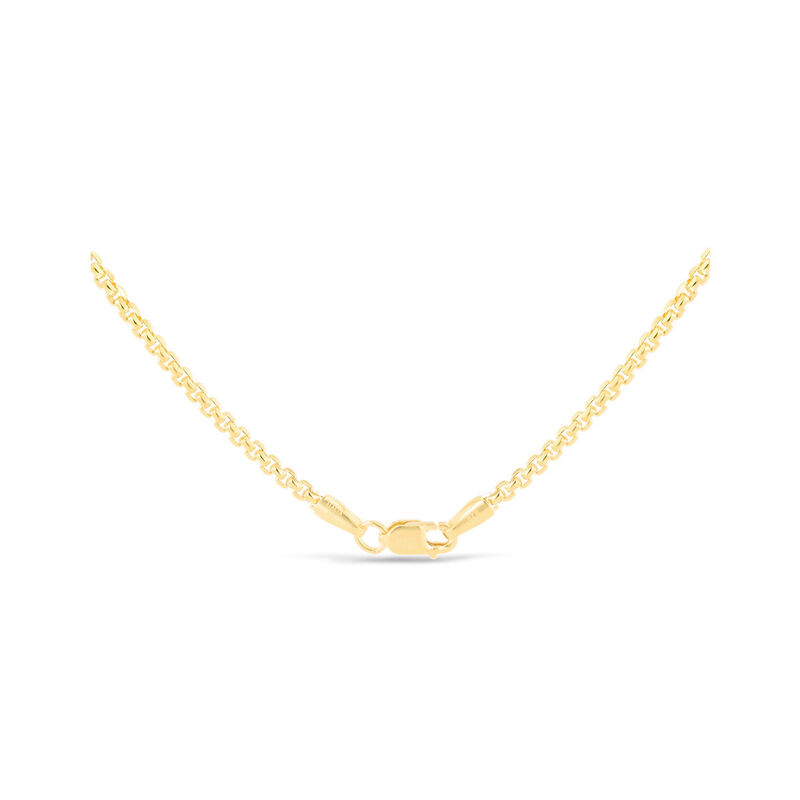 Cadena Round Box Oro 14k 55cm 2mm Moderna image number null
