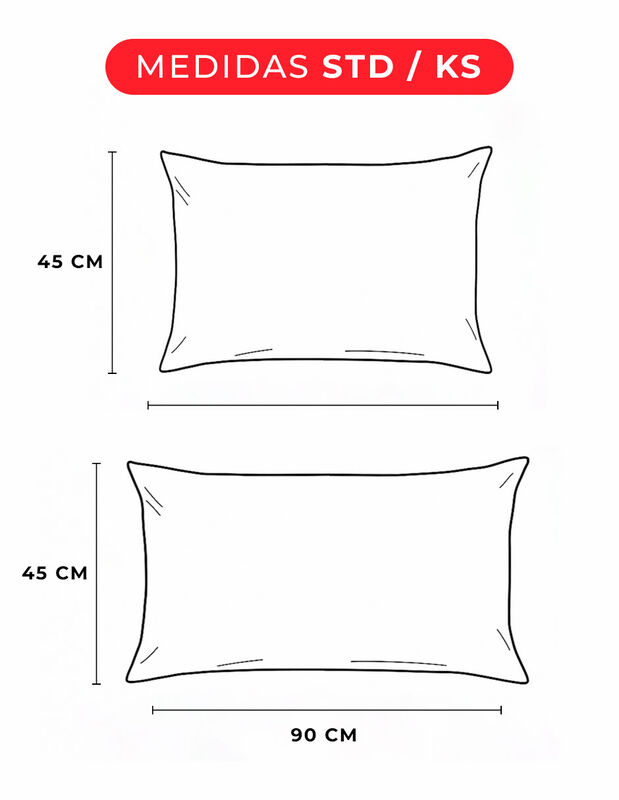 Pack 2 Almohadas Est&aacute;ndar + 2 King Size  Soport... image number null