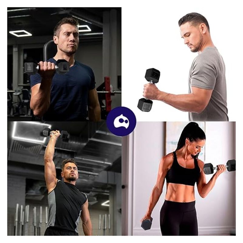 Mancuerna Hexagonal 25lbs Bluelander image number null