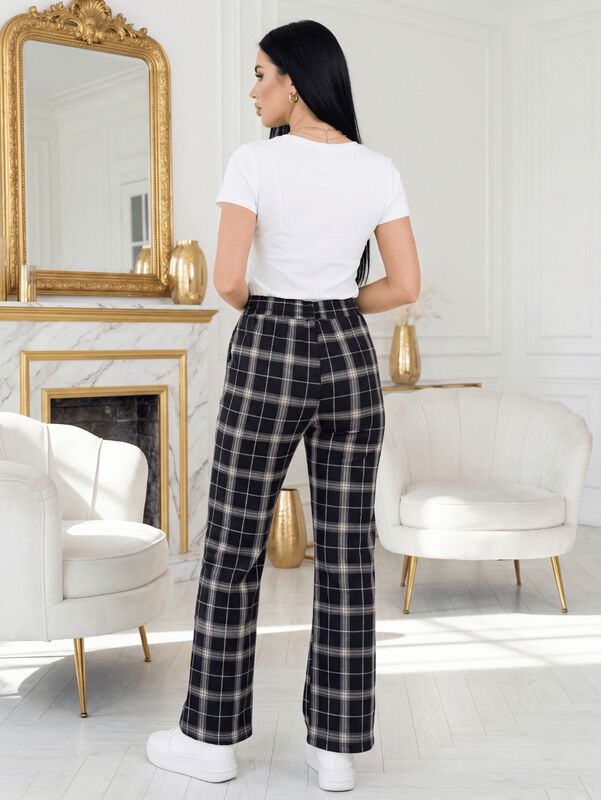 Set 2 Pants De Corte Ancho Malabis Pant-059 Neg... image number null