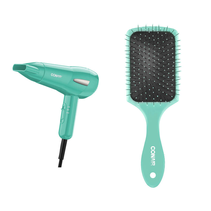 Secador de viaje kit complete color turquesa Mo... image number null