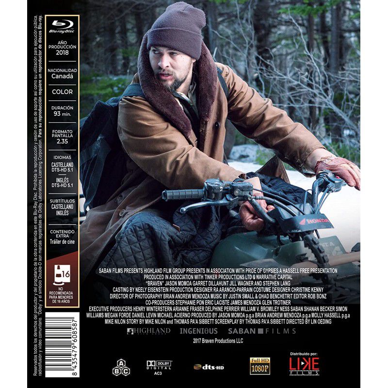 El Le&ntilde;ador [blu-ray] (2018) Braven image number null
