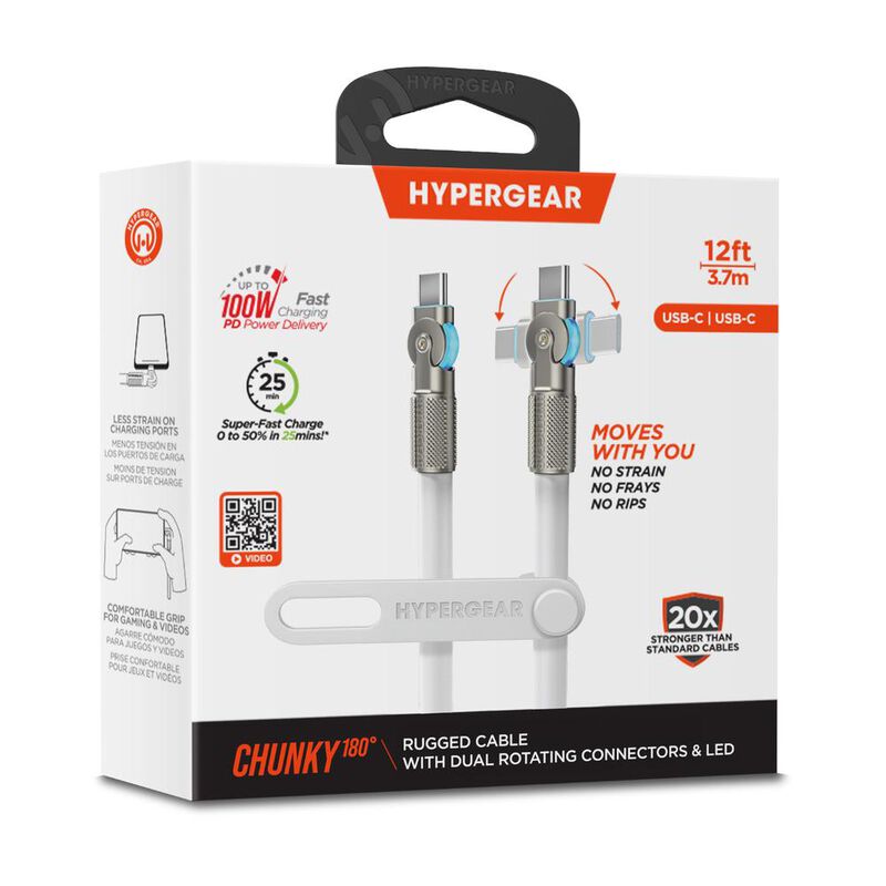 Hypergear Cable Usb-c 3.6m Carga R&aacute;pida Y Dise&ntilde;... image number null