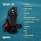 Igoto Wqd10 Bomba Sumergible Agua Turbia 3/4 Hp, 550w