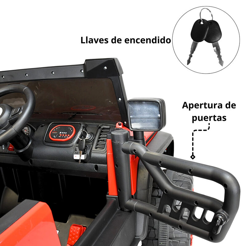 Montable El&eacute;ctrico Camioneta 4x4 para Ni&ntilde;os Con... image number null