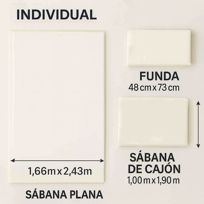 Juego de S&aacute;banas Individual 100% Algod&oacute;n Premiu... image number null