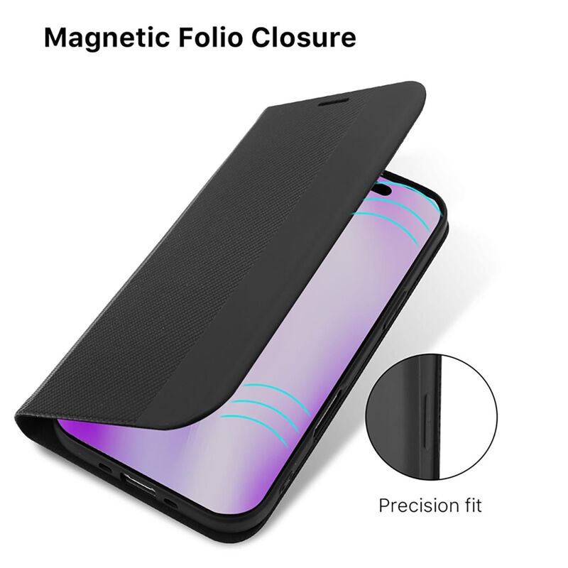 Funda Mybat Cartera Para Iphone 17 Air Negra Wa... image number null