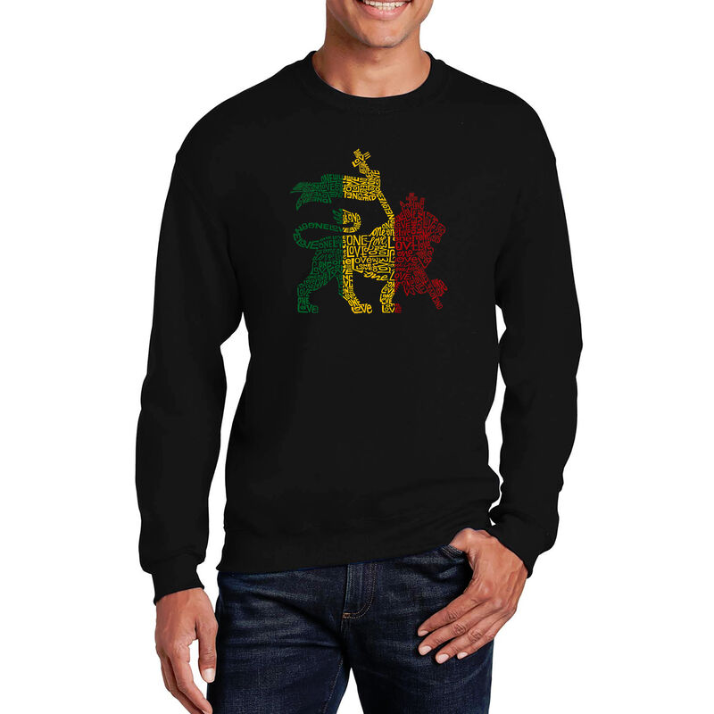 Sudadera De Cuello Redondo Word Art Para Hombre... image number null