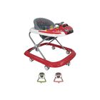 Andadera Plegable Con Luz, Sonido Y Juguetero Para Beb&eacute; 6-12 Meses, 3 Alturas Ajustables Coral