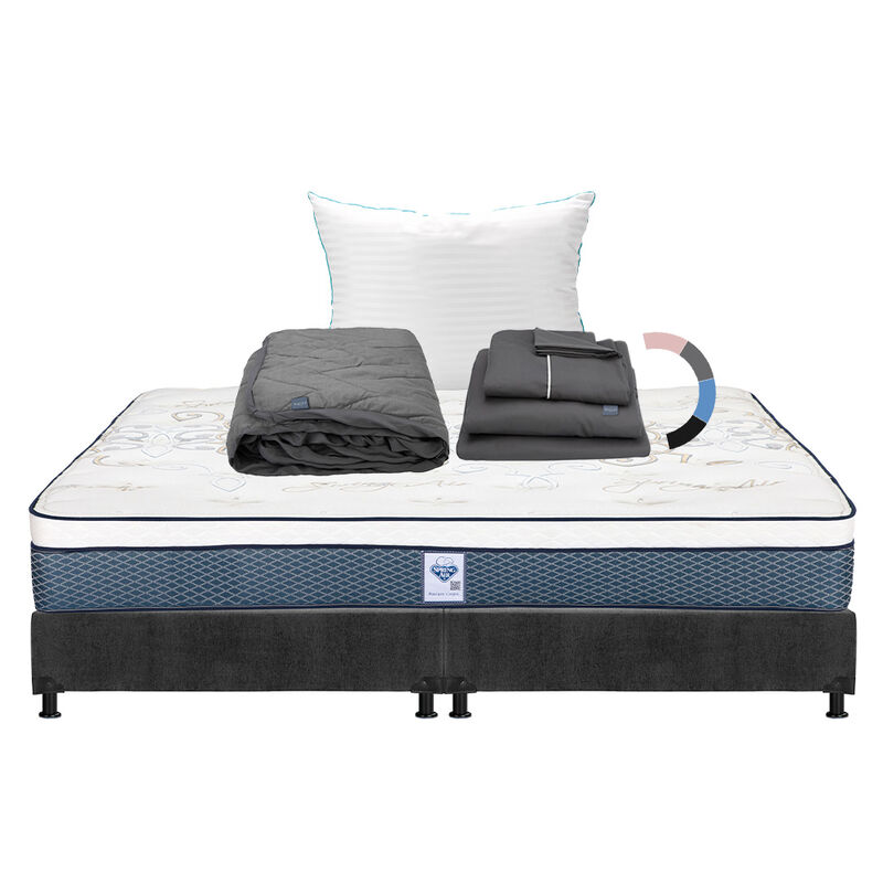 Colch&oacute;n King Size Cantabria+ Box + Almohada Roy... image number null