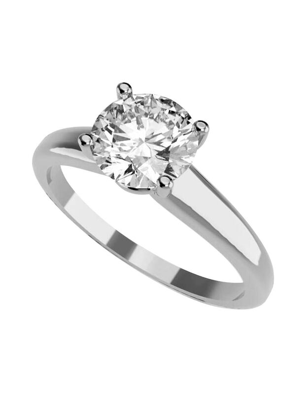 Anillo de Compromiso en Oro de 10K con Circonia... image number null