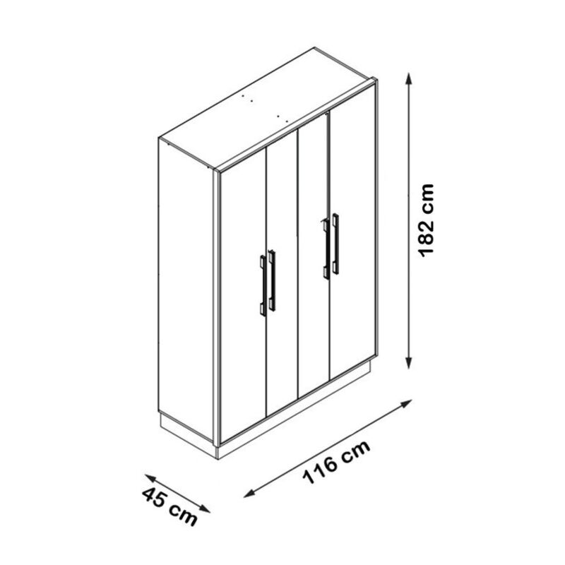 Closet Bertolini 1136 Legno image number null