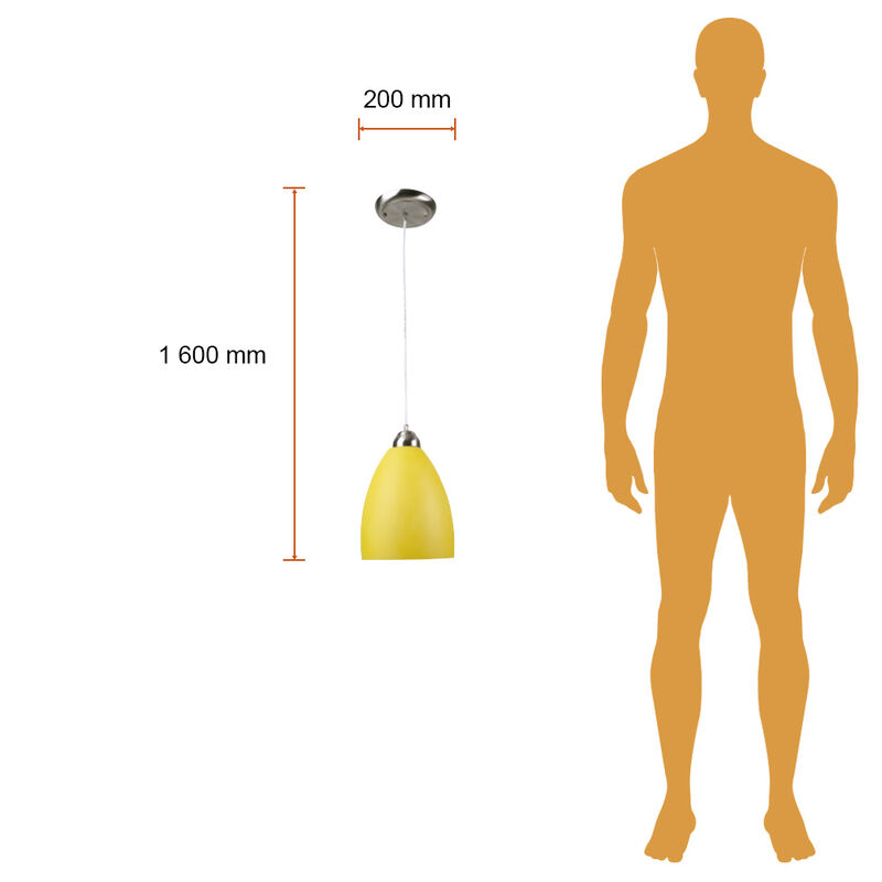 L&aacute;mpara Colgante Cristal &Aacute;mbar 8.5w 100-240 V image number null