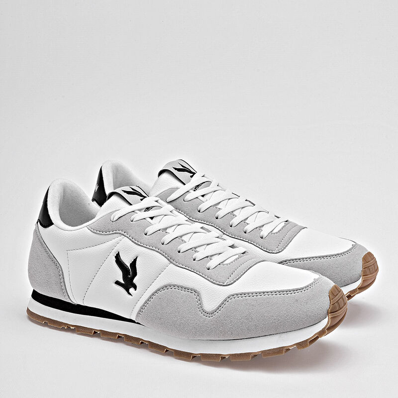 American Fire Tenis urbano para hombre blanco g... image number null