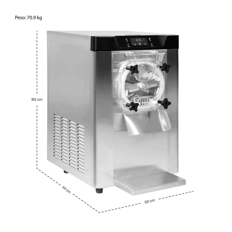 M&aacute;quina Helado Nieve Duro Industrial 20l Sobre ... image number null