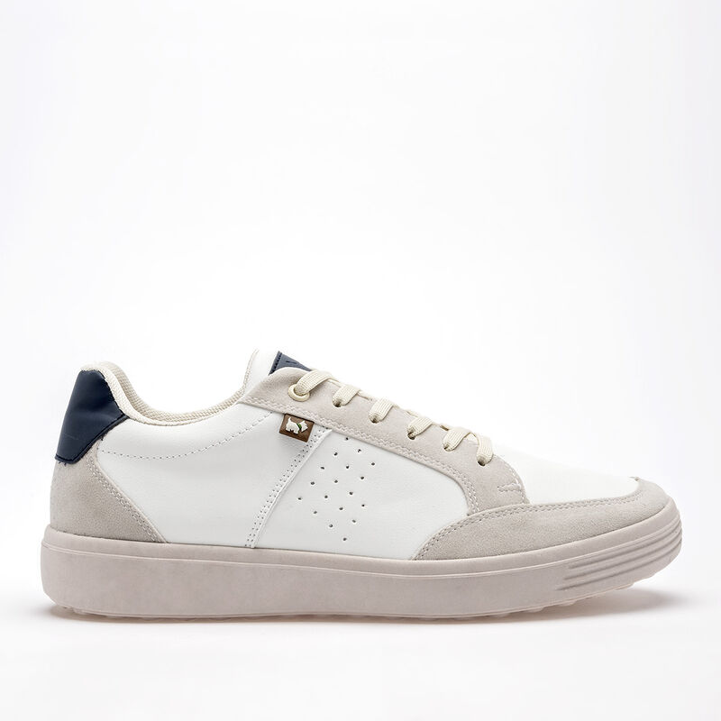 Ferrioni tenis para hombre blanco beige negro c... image number null