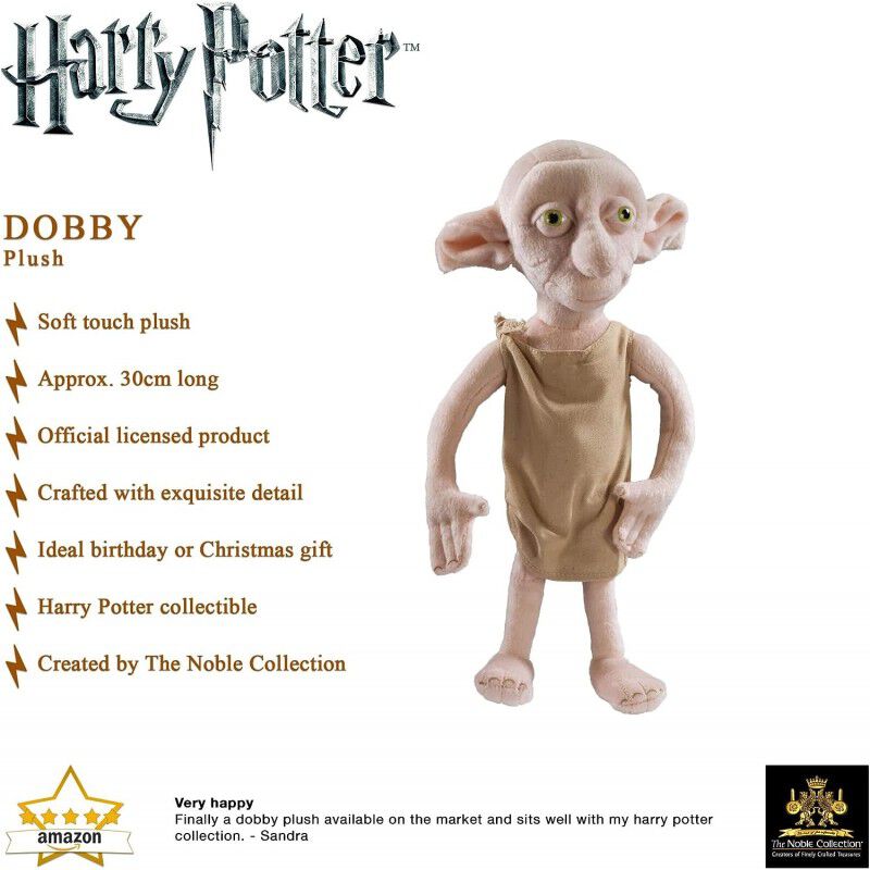 Peluche Dobby Harry Potter 35 cms image number null