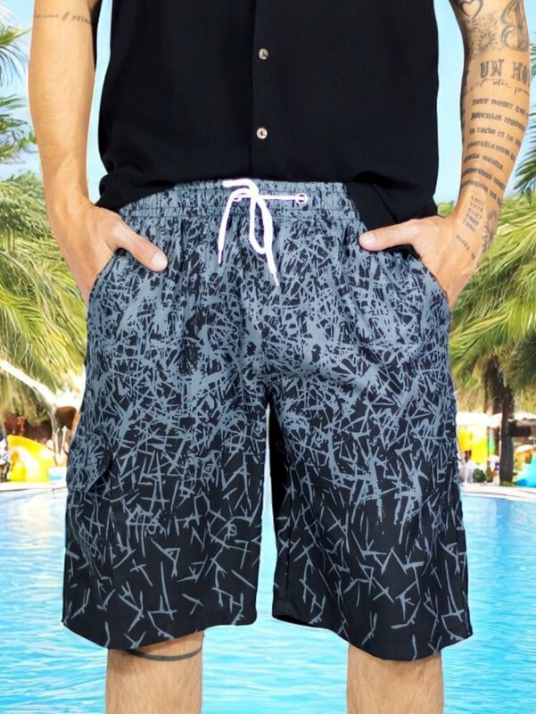 Short Playa y Alberca Hombre Estampado SH-058 D... image number null